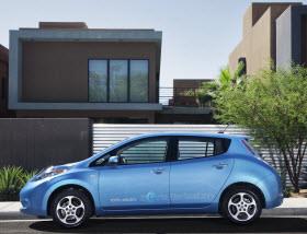 Nissan Leaf. Photo by Nissan.